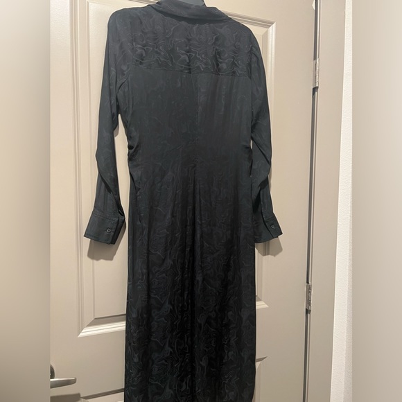 Halogen Marbleized Long Sleeve Shirt Dress - Picture 6 of 8